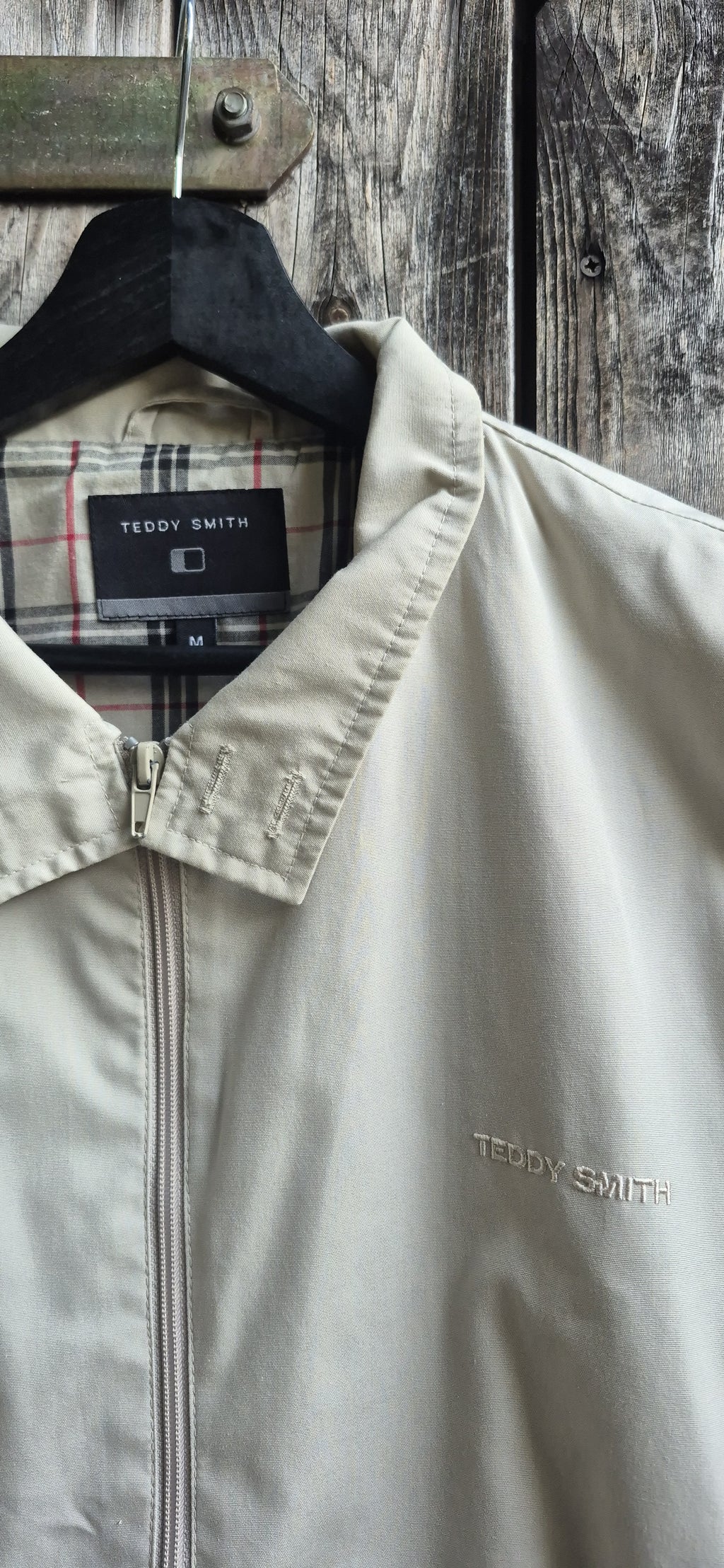 Teddy Smith Vintage Jacke Beige – Bild 2