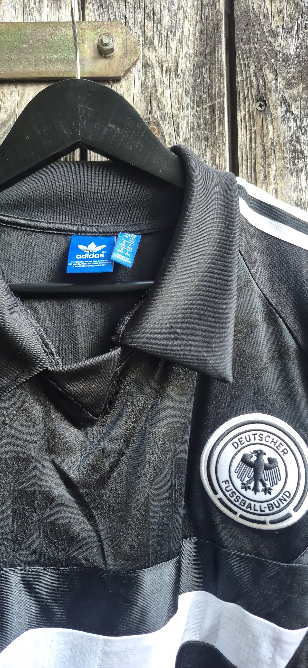Adidas Originals Vintage Trikot Schwarz – Bild 2