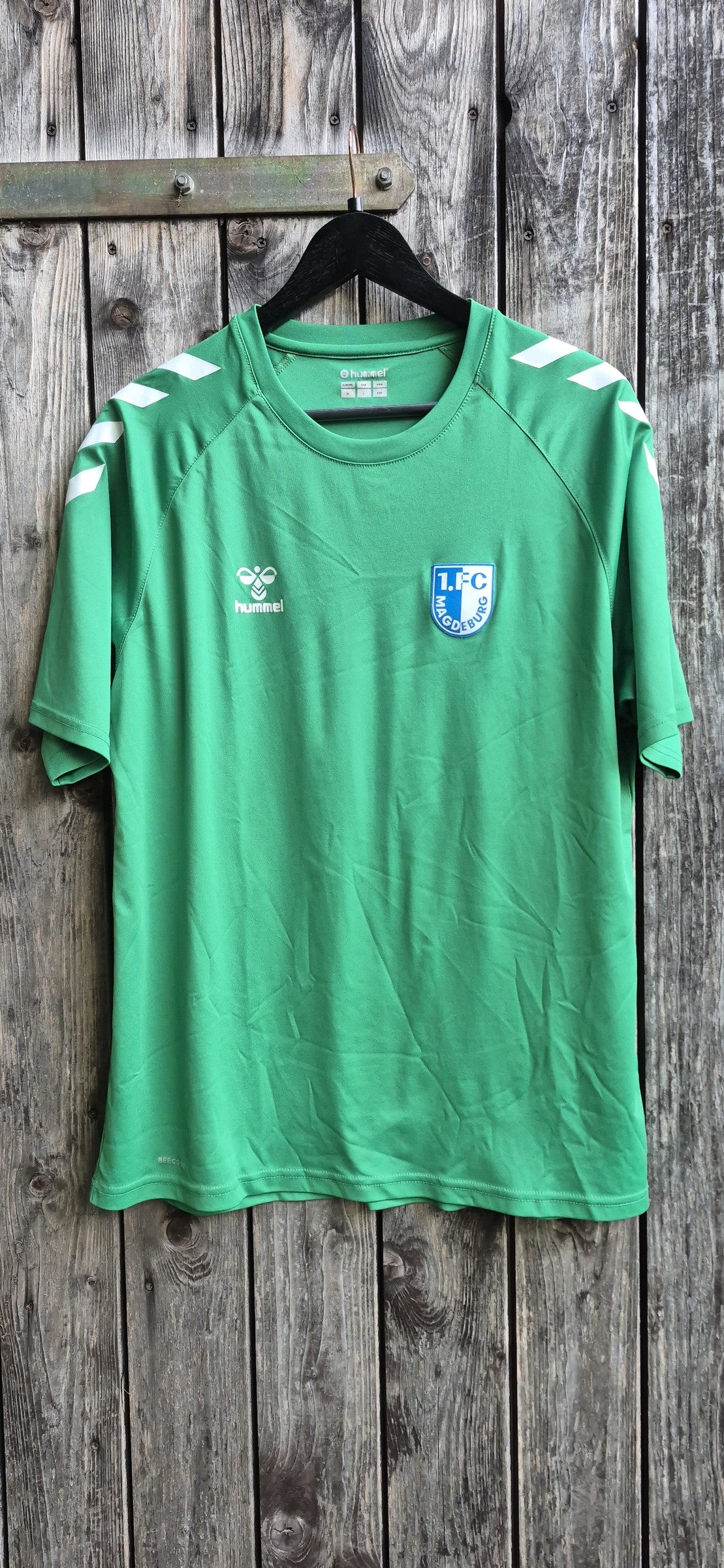 1.FC Magdeburg Vintage Trikot Gruen – Bild 1