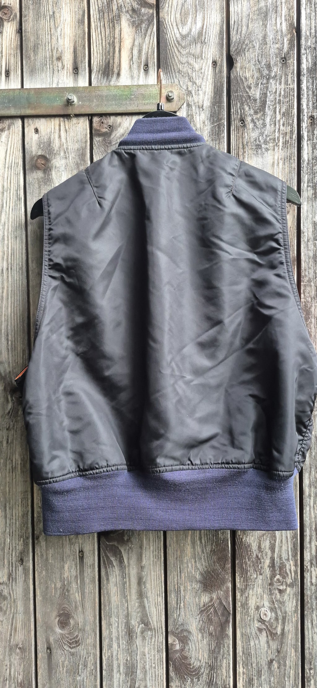 Alpha Industries Vintage Weste Schwarz – Bild 2