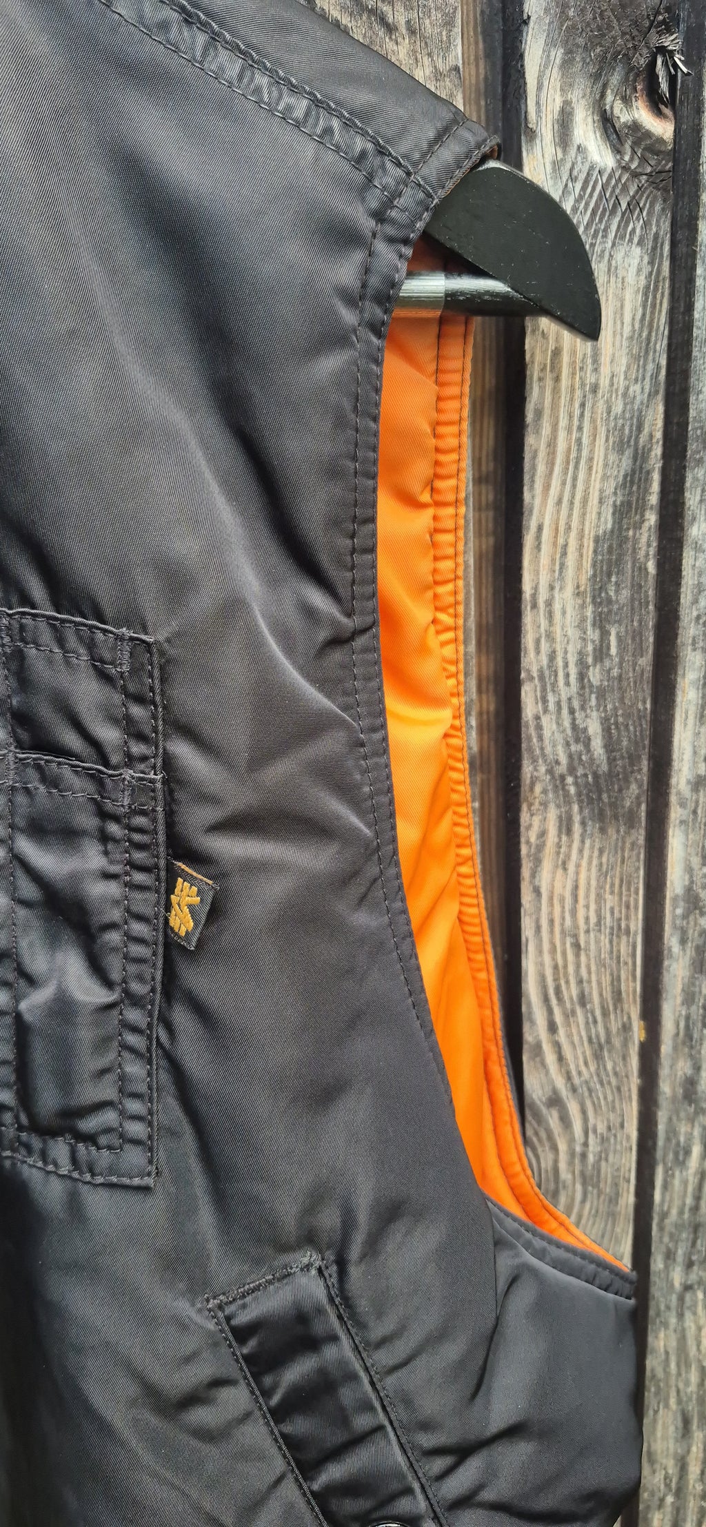 Alpha Industries Vintage Weste Schwarz – Bild 3