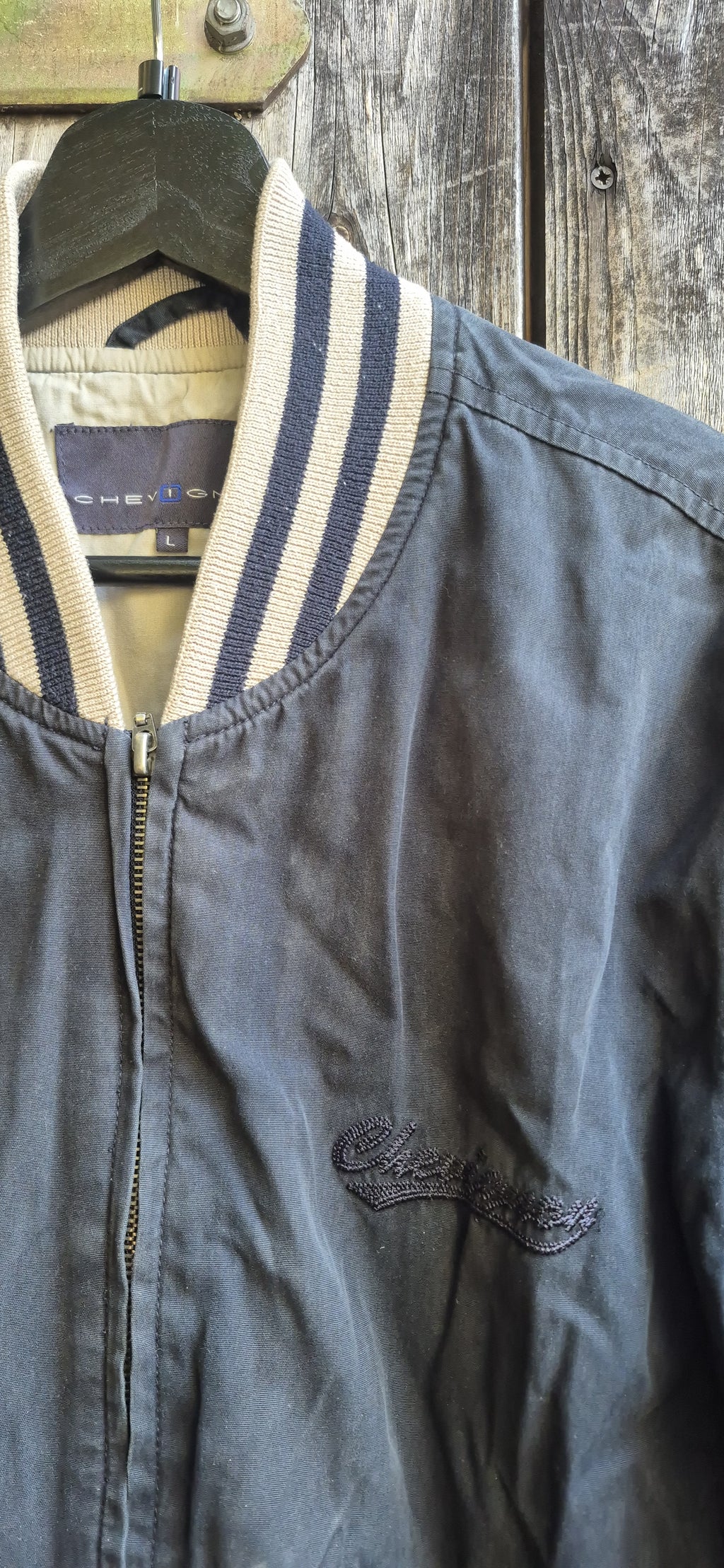 Chevignon Vintage Jacke Dunkelblau – Bild 2
