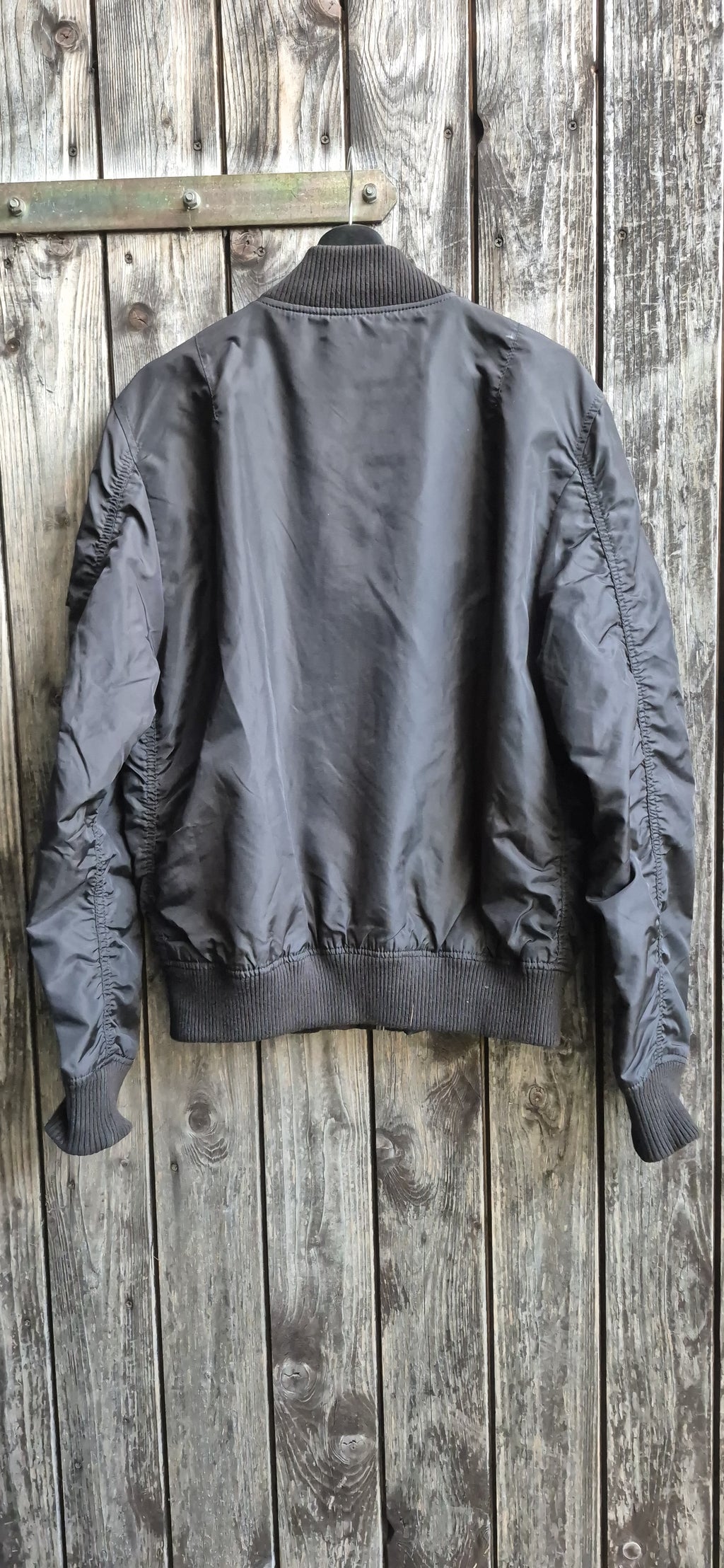 Alpha Industries Vintage Jacke Schwarz – Bild 4