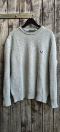 Fred Perry Vintage Sweatshirt Grau – Bild 1