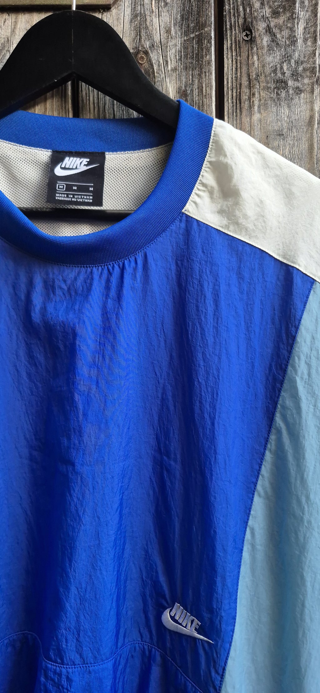 Nike Vintage Jacke Blau – Bild 2