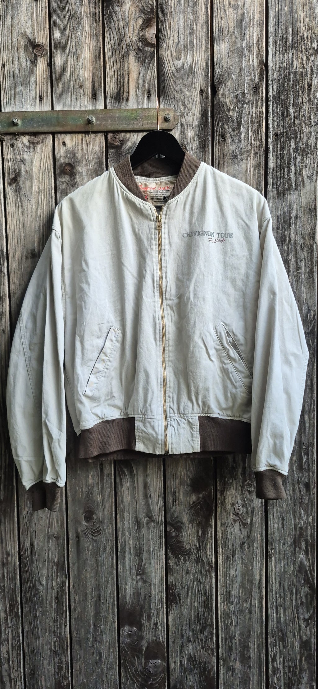 Chevignon Vintage Jacke Beige – Bild 1