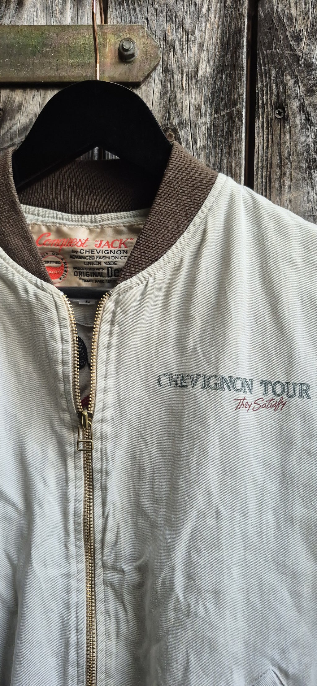 Chevignon Vintage Jacke Beige – Bild 2