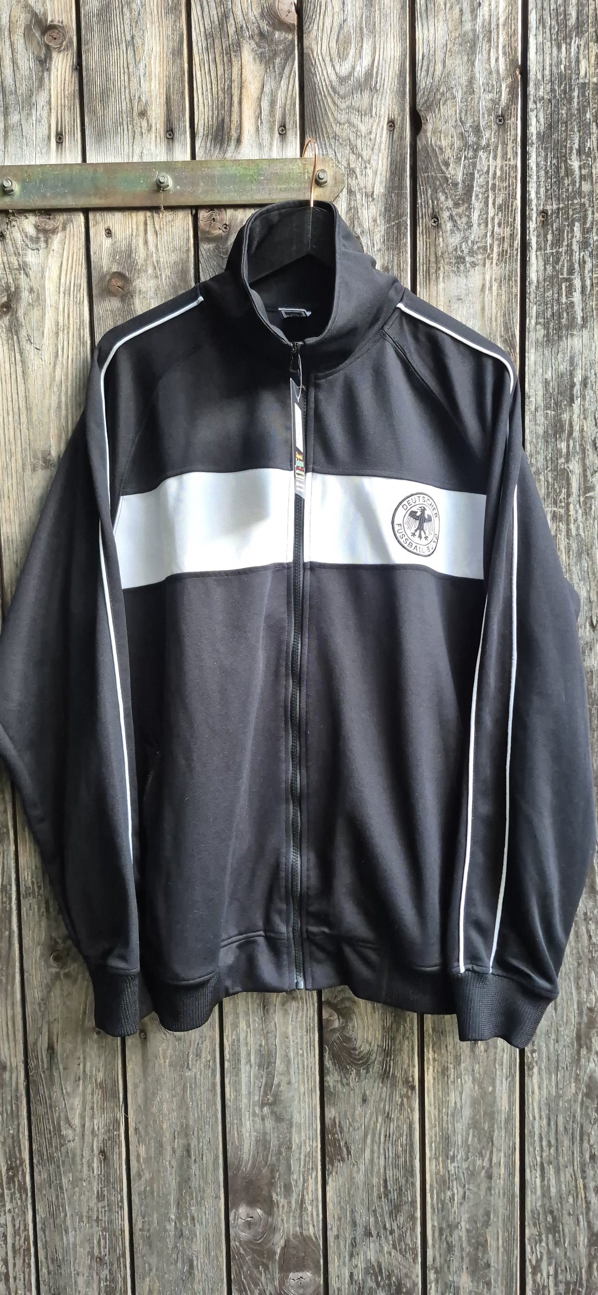 DFB Vintage Trainingsjacke Schwarz – Bild 1