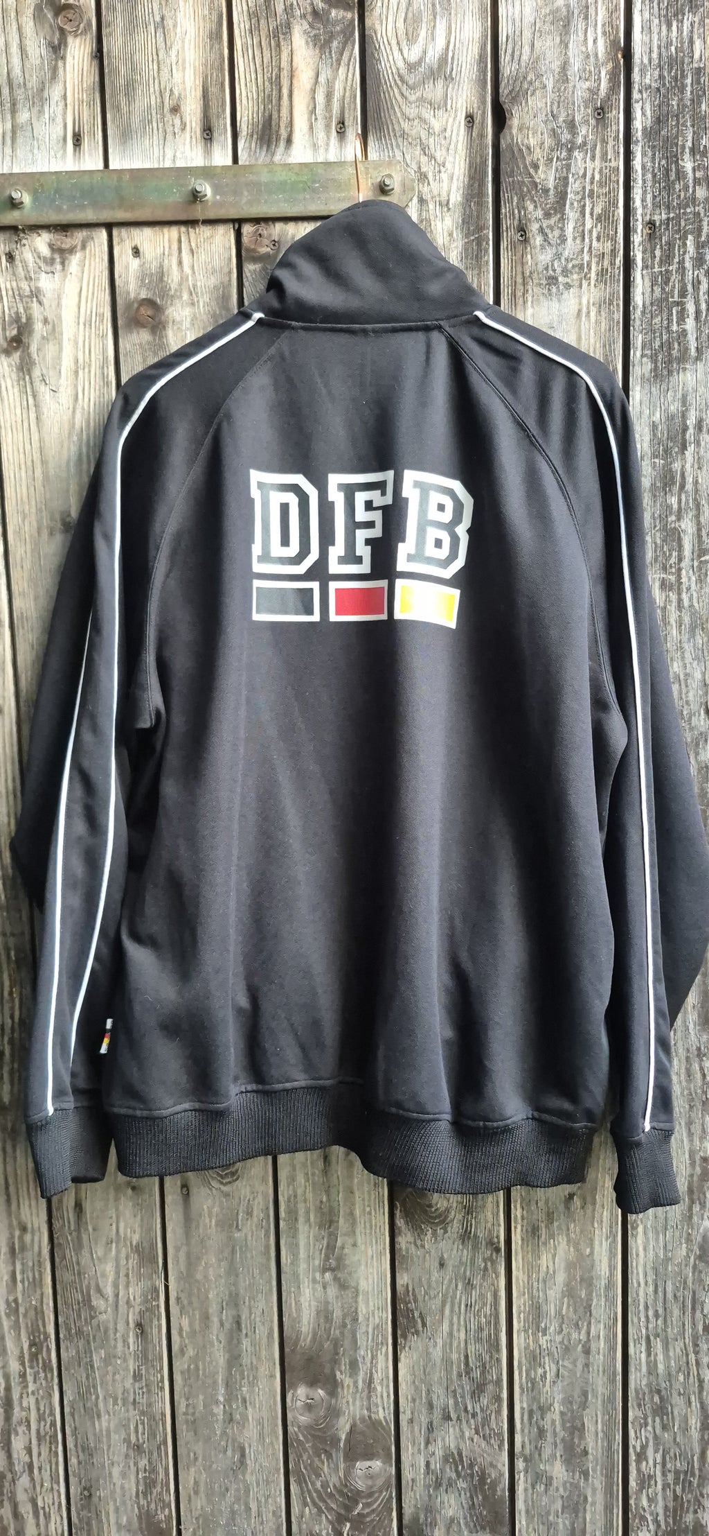 DFB Vintage Trainingsjacke Schwarz – Bild 3