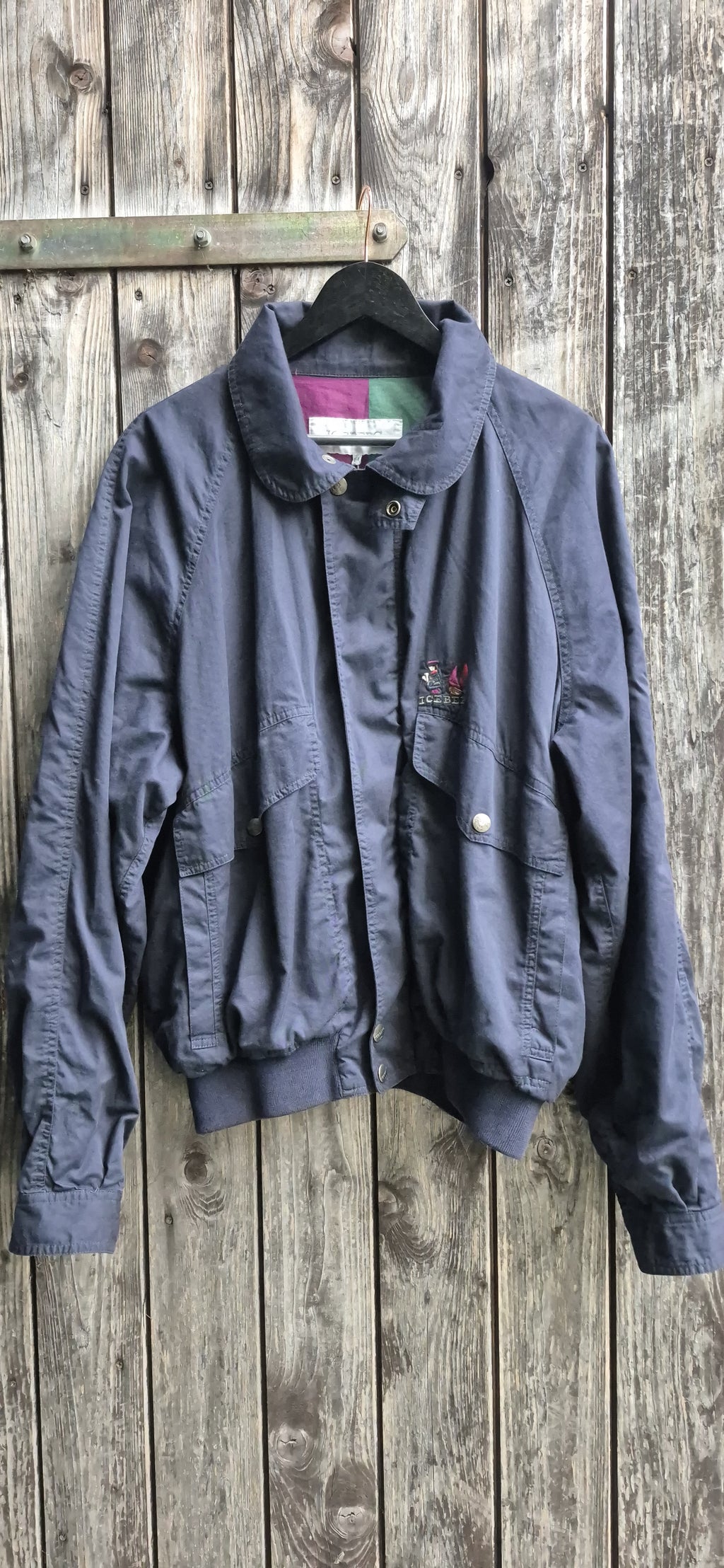 Iceberg Vintage Jacke Dunkelblau – Bild 1