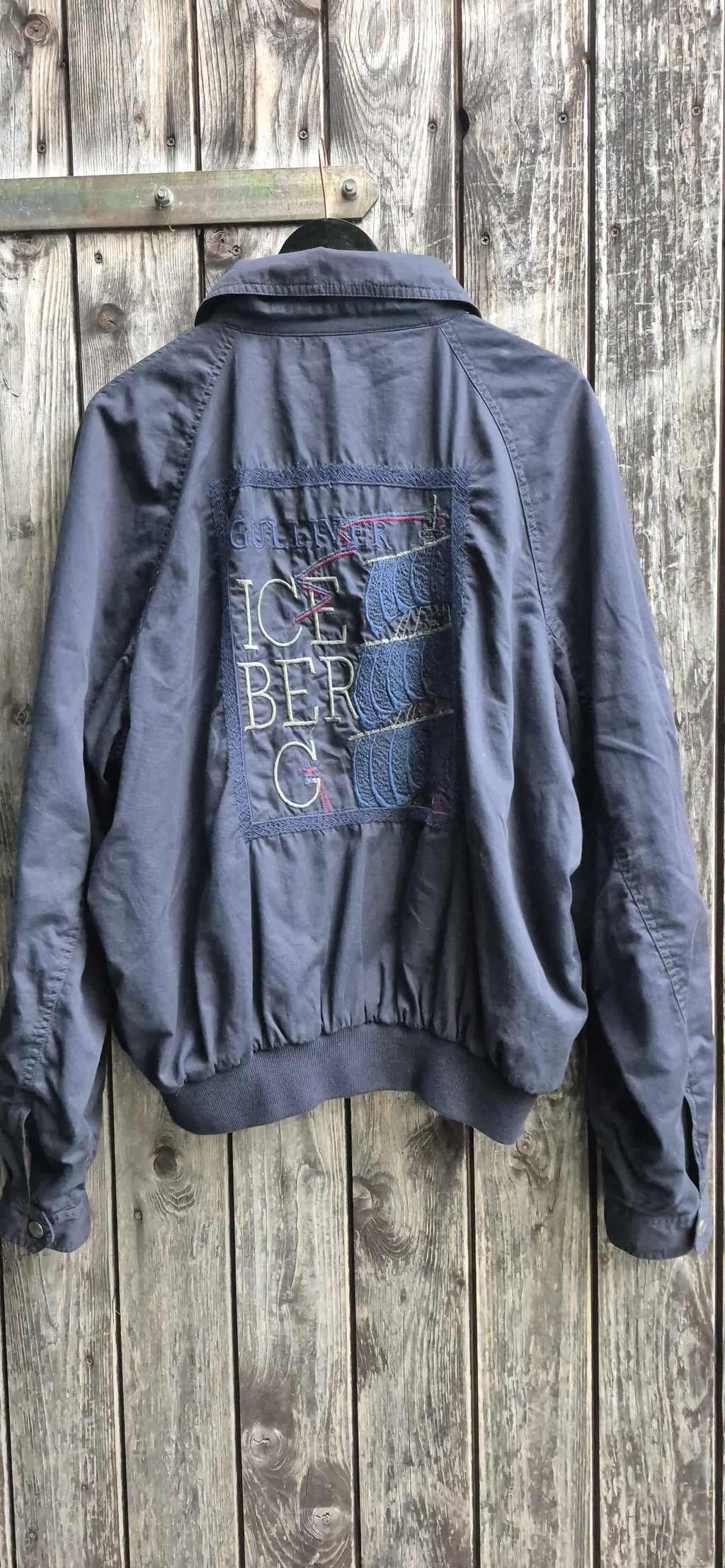 Iceberg Vintage Jacke Dunkelblau – Bild 3