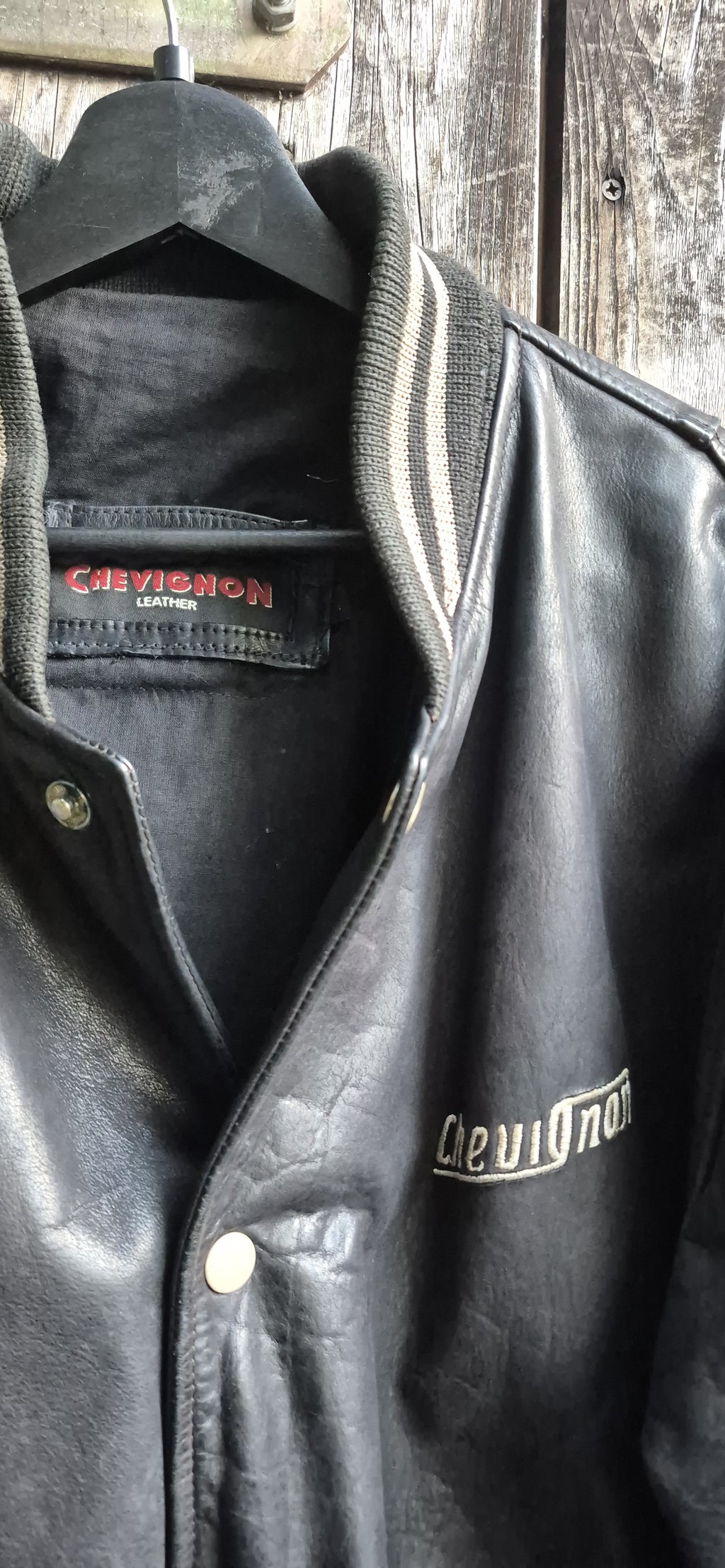 Chevignon Vintage Jacke Schwarz – Bild 2