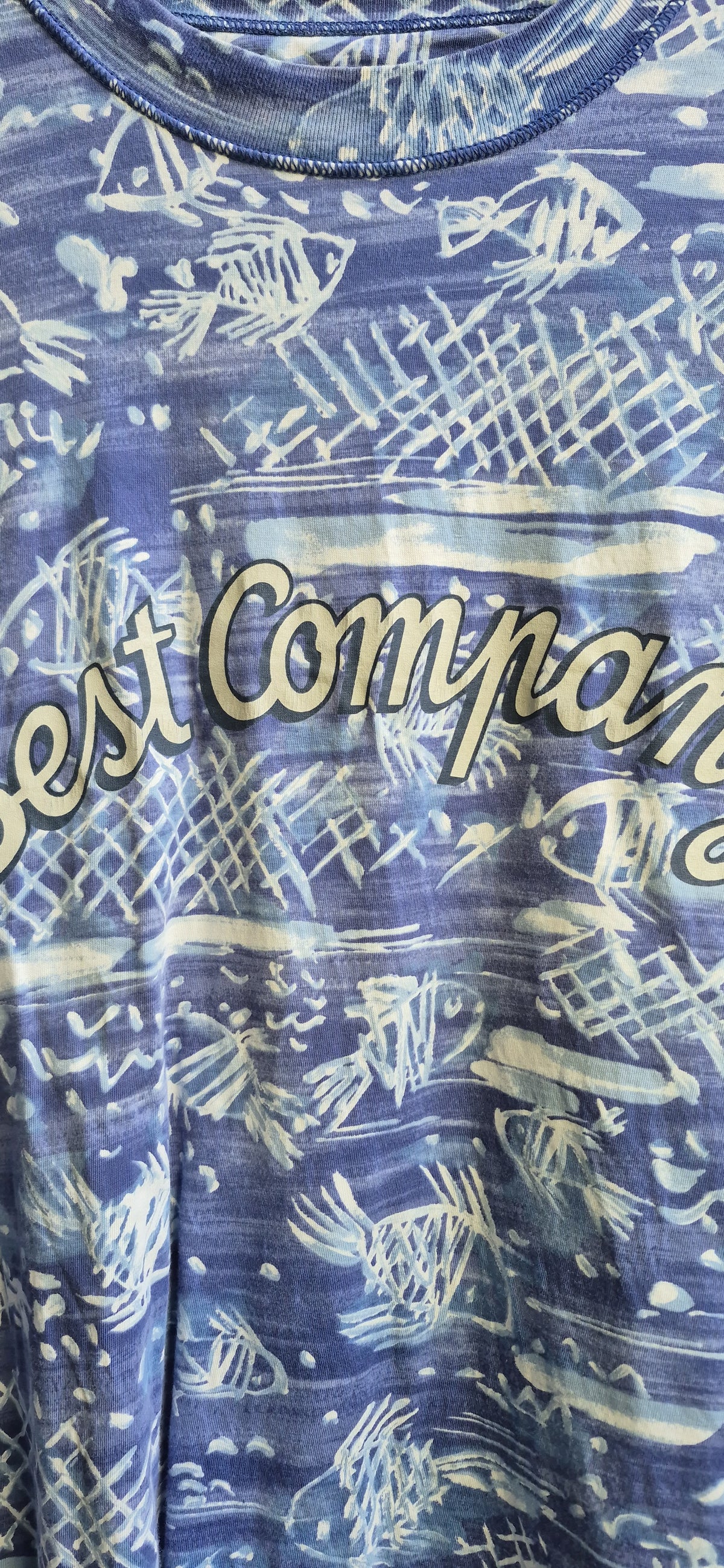 Best Company Vintage T-Shirt Blau – Bild 3