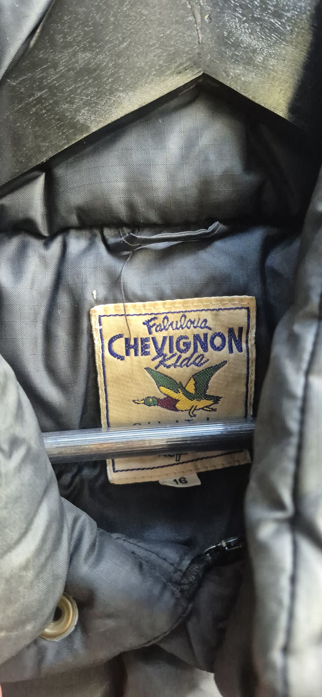 Chevignon Vintage Jacke Schwarz – Bild 3