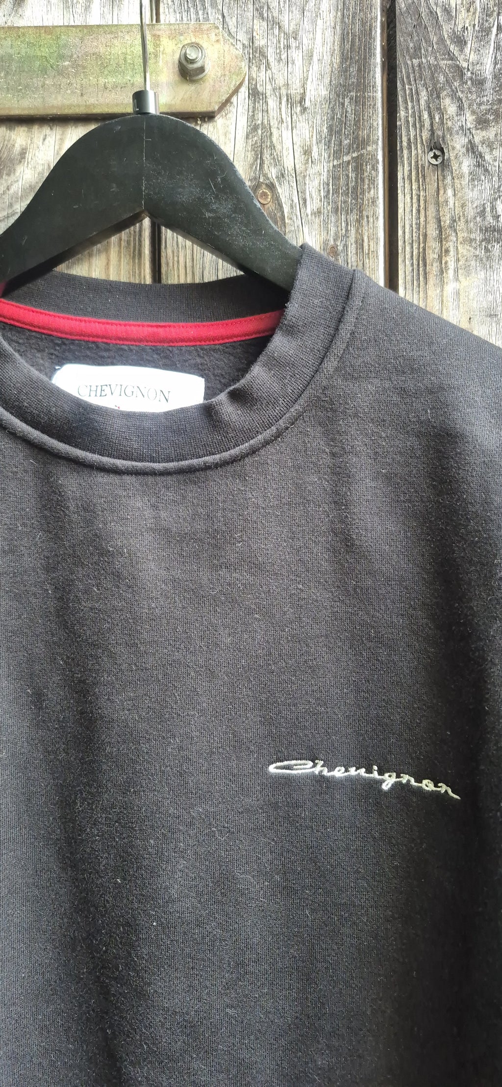 Chevignon Vintage Sweatshirt Schwarz – Bild 2