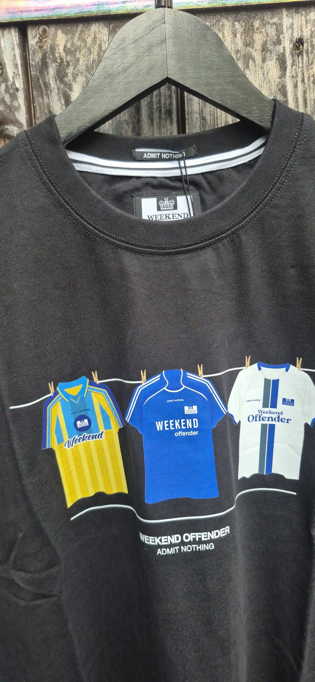 Weekend Offender Vintage T-Shirt Schwarz – Bild 2