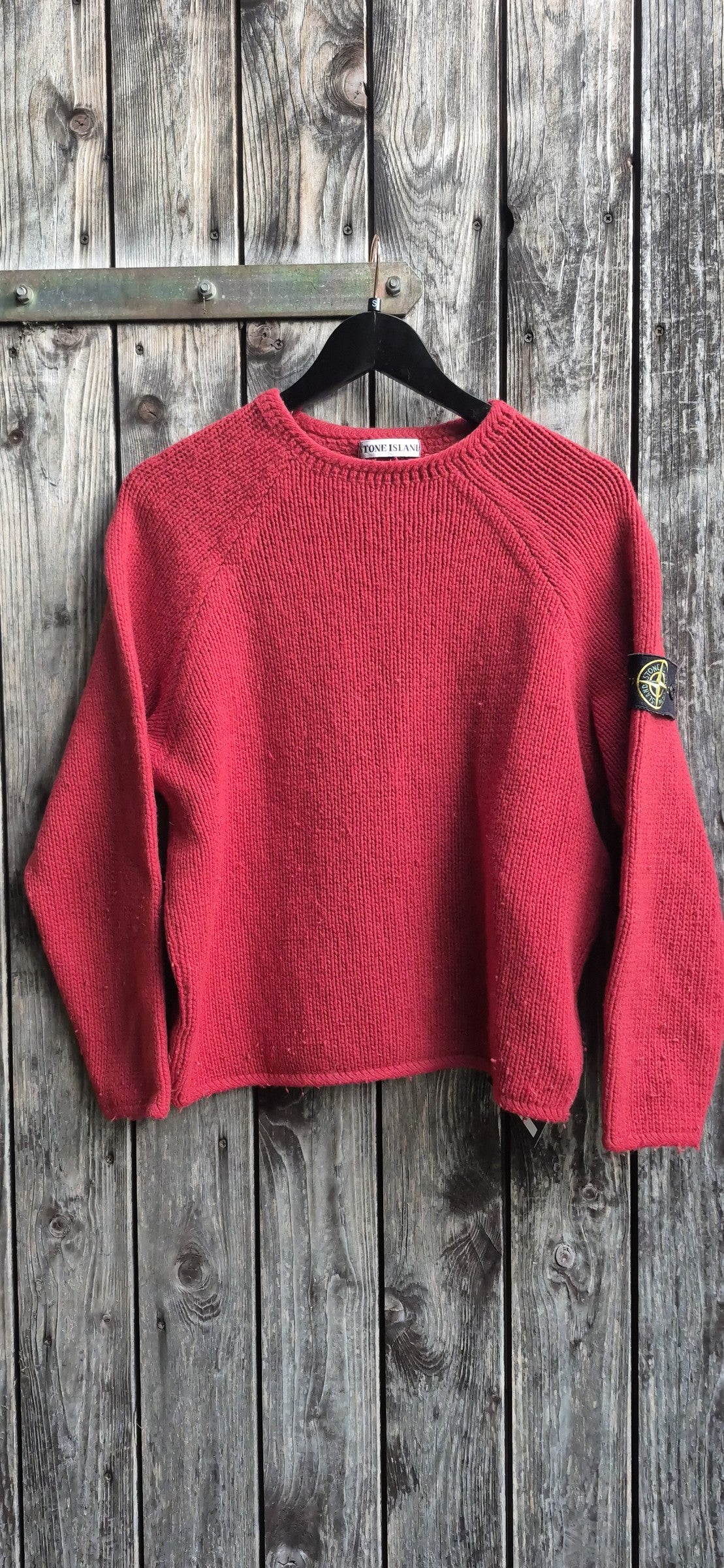 Stone Island Vintage Sweatshirt Rot – Bild 1