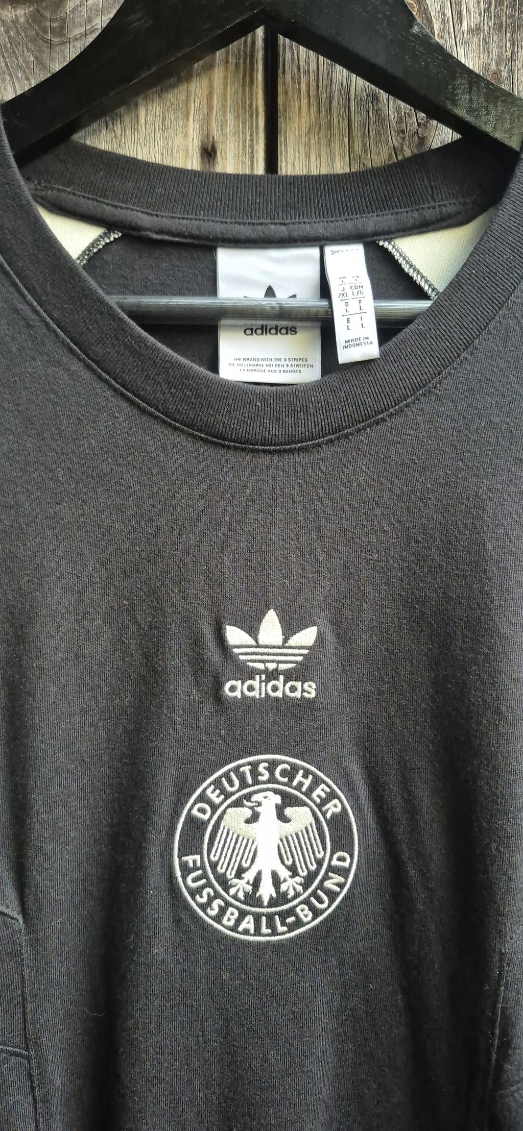 DFB Vintage T-Shirt Schwarz – Bild 2