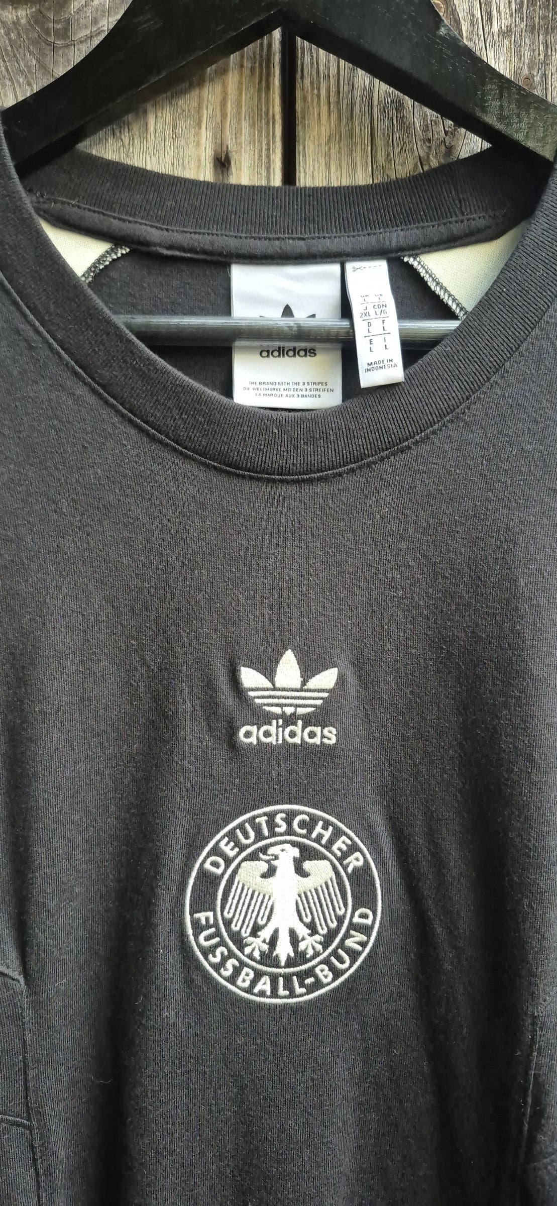 DFB Vintage T-Shirt Schwarz – Bild 2