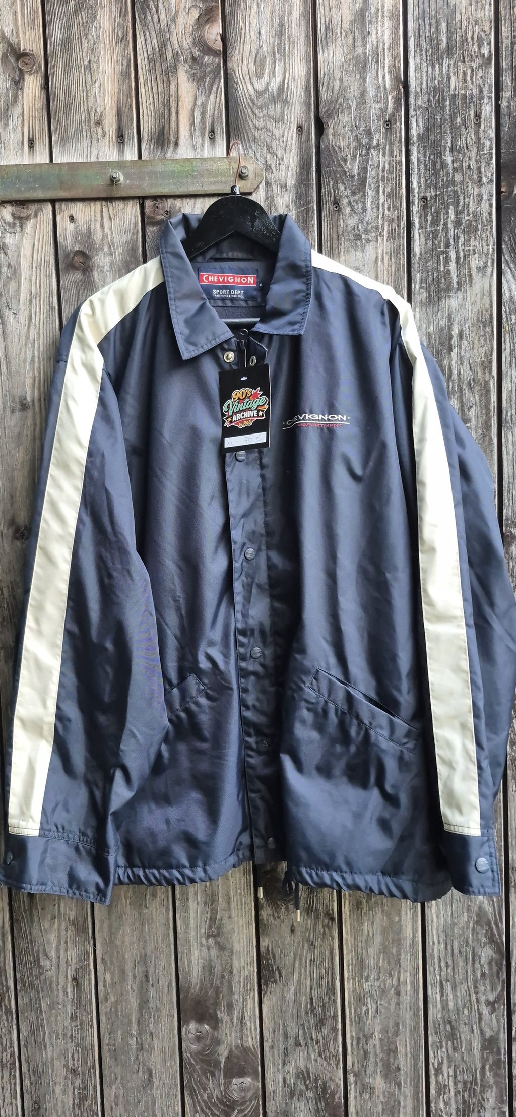 Chevignon Vintage Jacke Dunkelblau – Bild 1