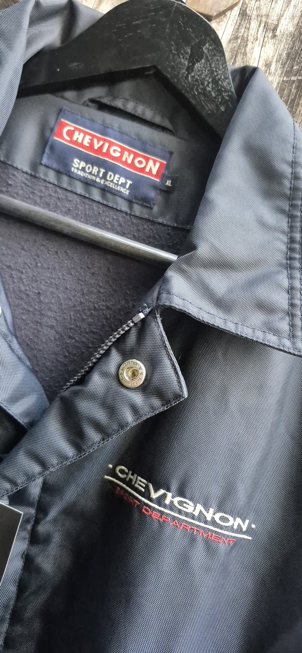 Chevignon Vintage Jacke Dunkelblau – Bild 2
