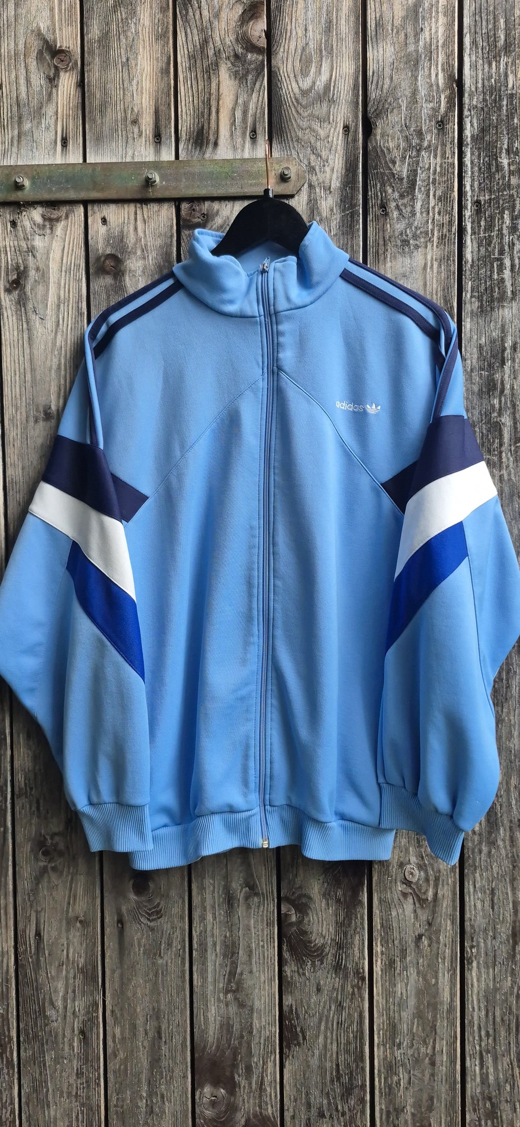 Adidas Originals Vintage Trainingsjacke Blau – Bild 1