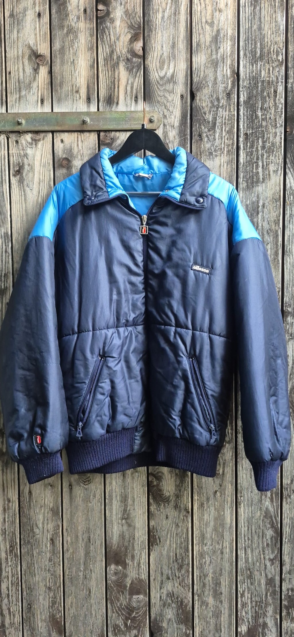 Ellesse Vintage Jacke Blau – Bild 1