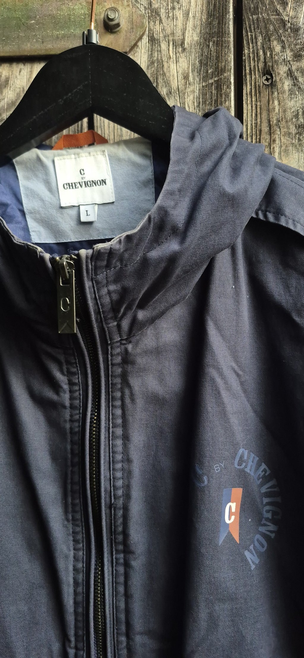 Chevignon Vintage Jacke Dunkelblau – Bild 2