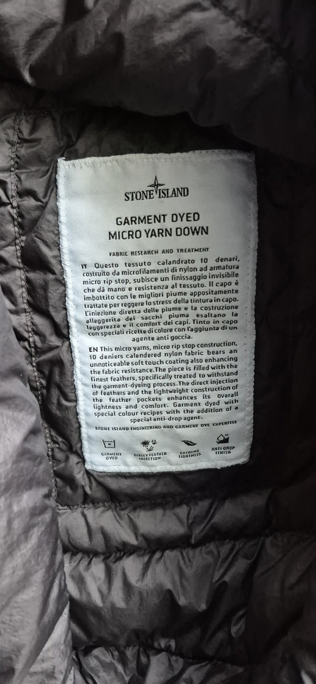Stone Island Vintage Weste Schwarz – Bild 5
