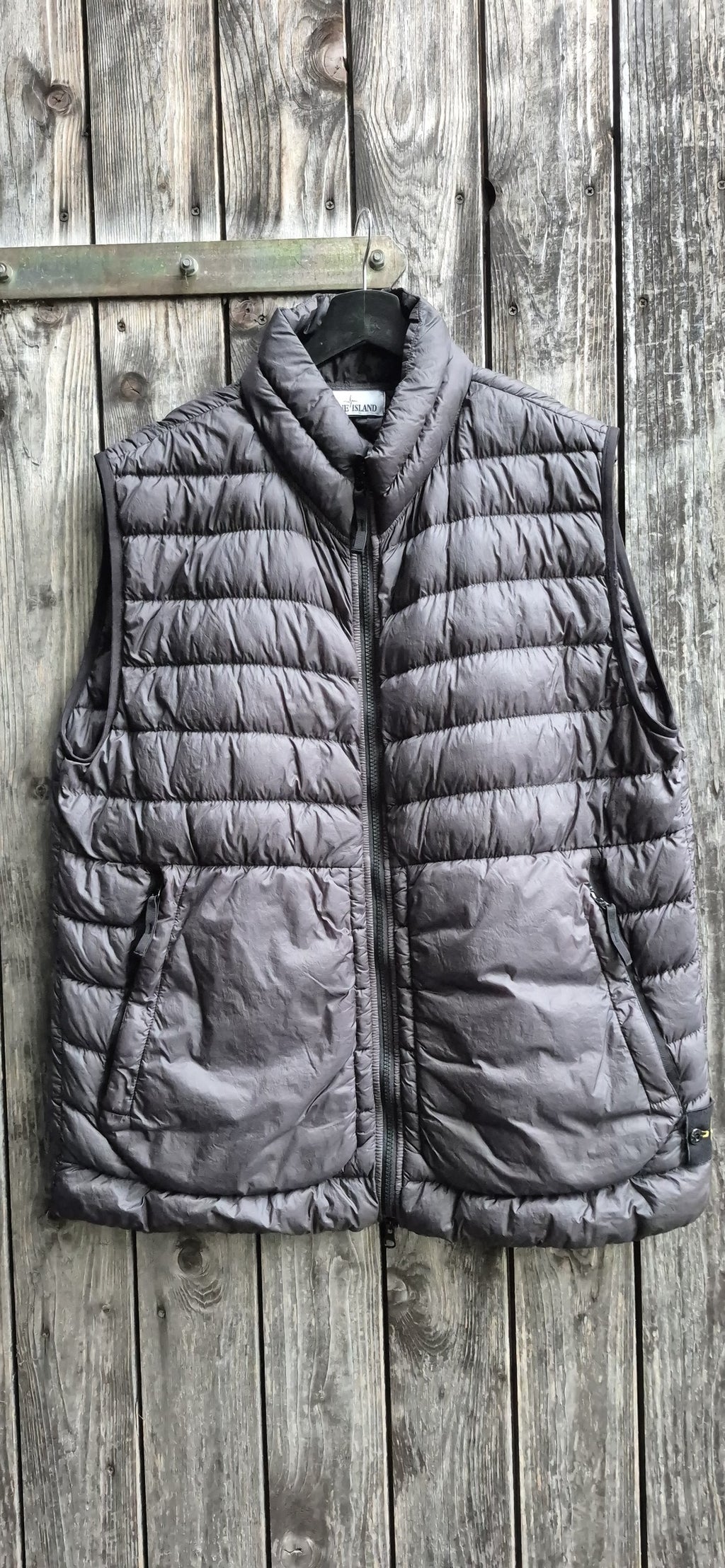 Stone Island Vintage Weste Schwarz – Bild 1