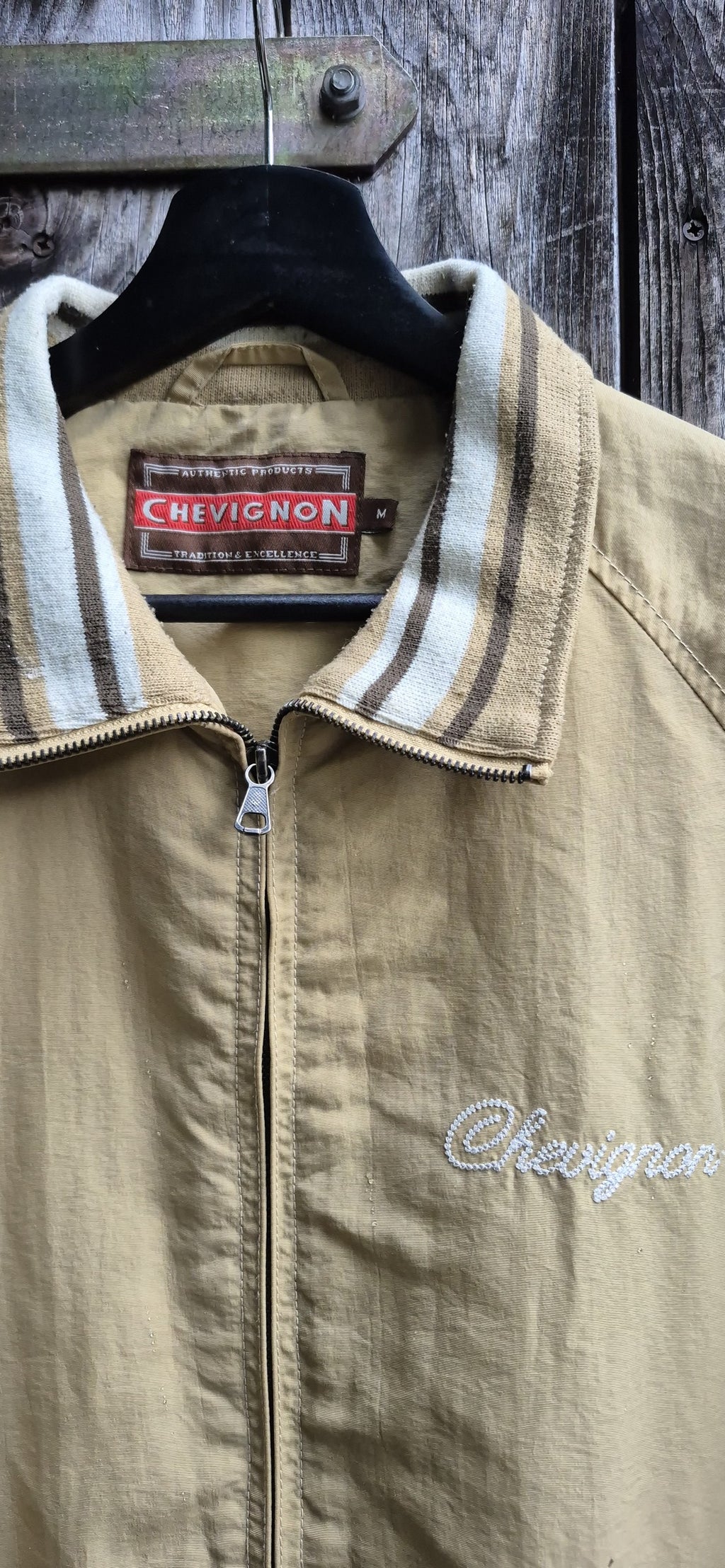 Chevignon Vintage Jacke Beige – Bild 2