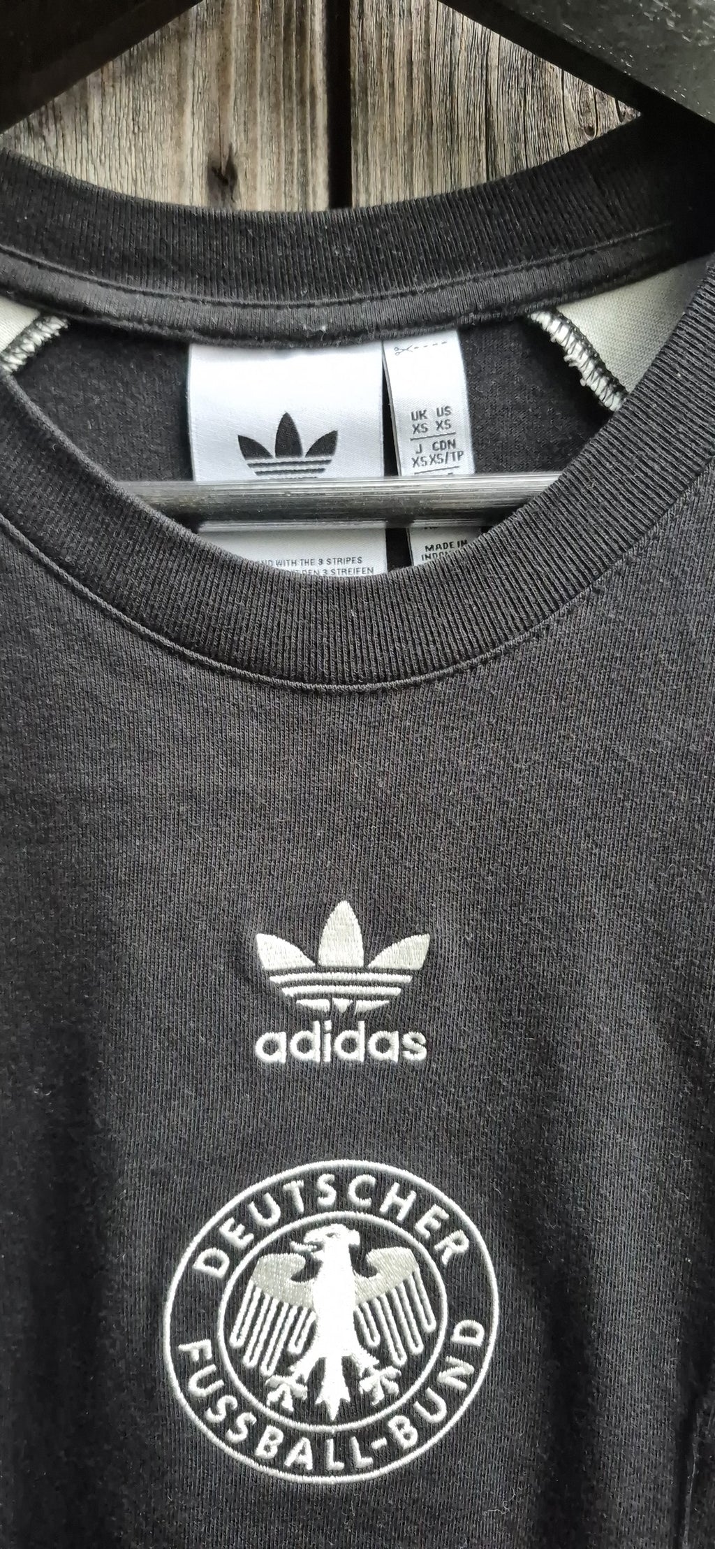 DFB Vintage T-Shirt Schwarz – Bild 2