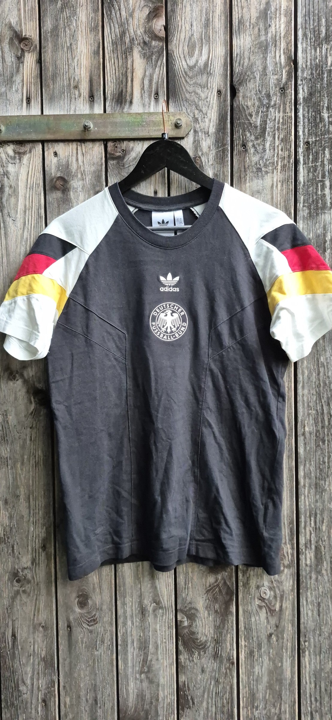 DFB Vintage T-Shirt Schwarz – Bild 1