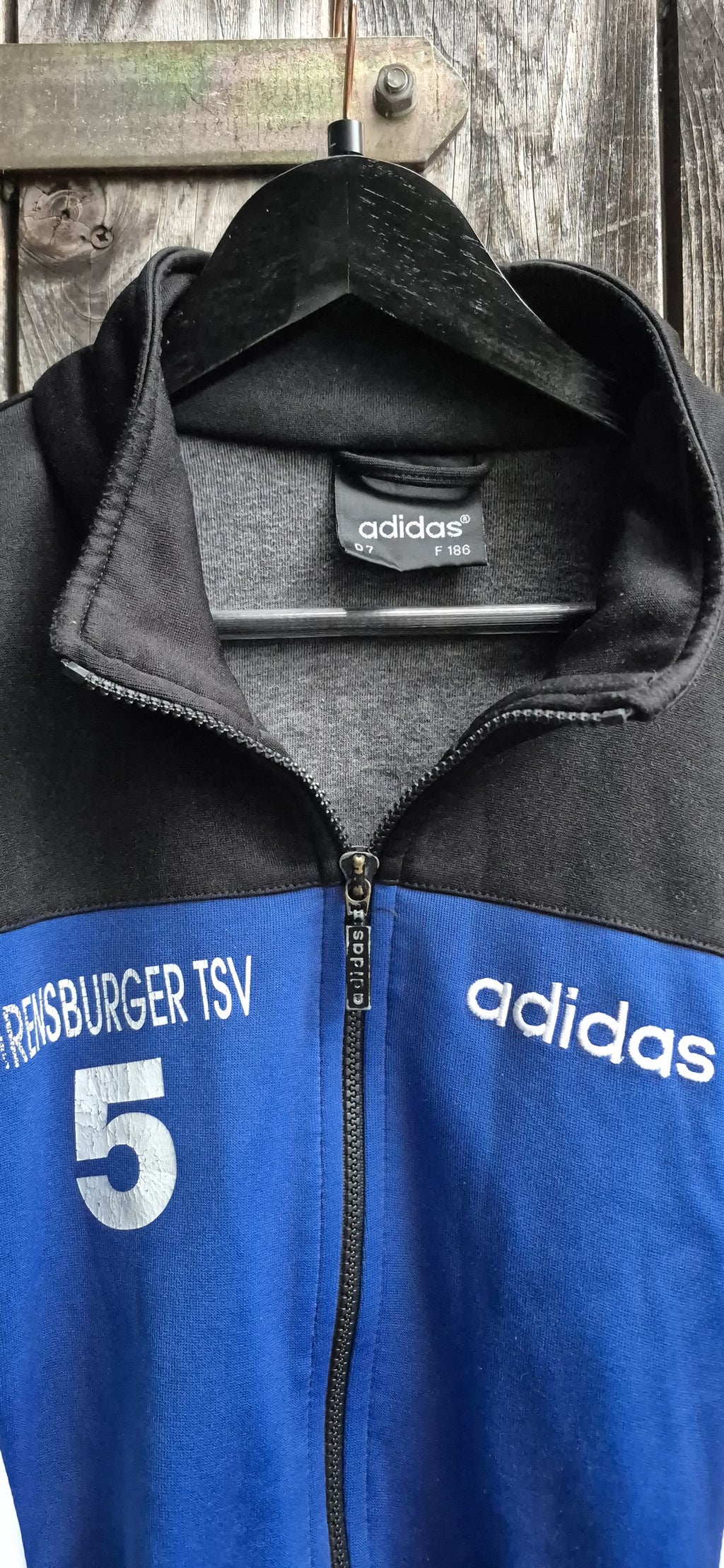 Adidas Originals Vintage Trainingsjacke Blau – Bild 2