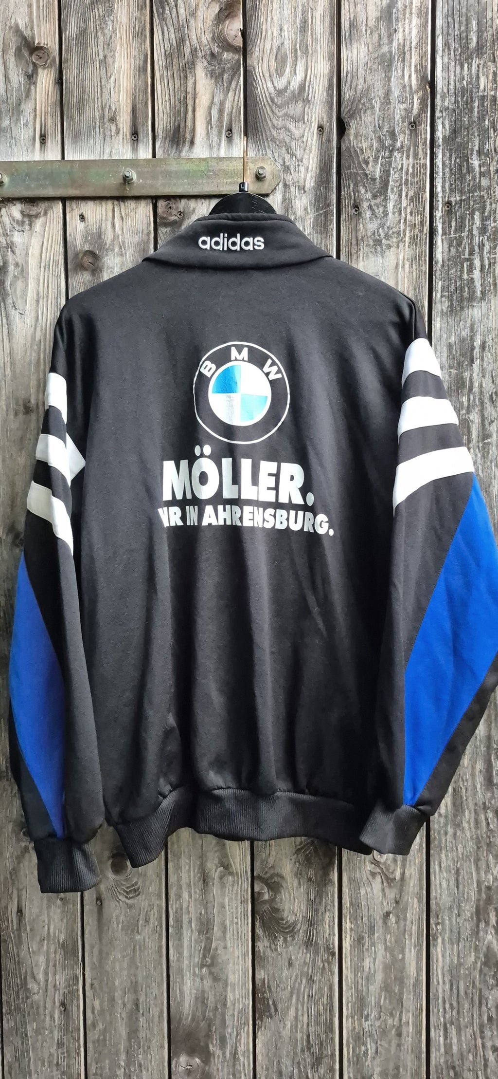 Adidas Originals Vintage Trainingsjacke Blau – Bild 3