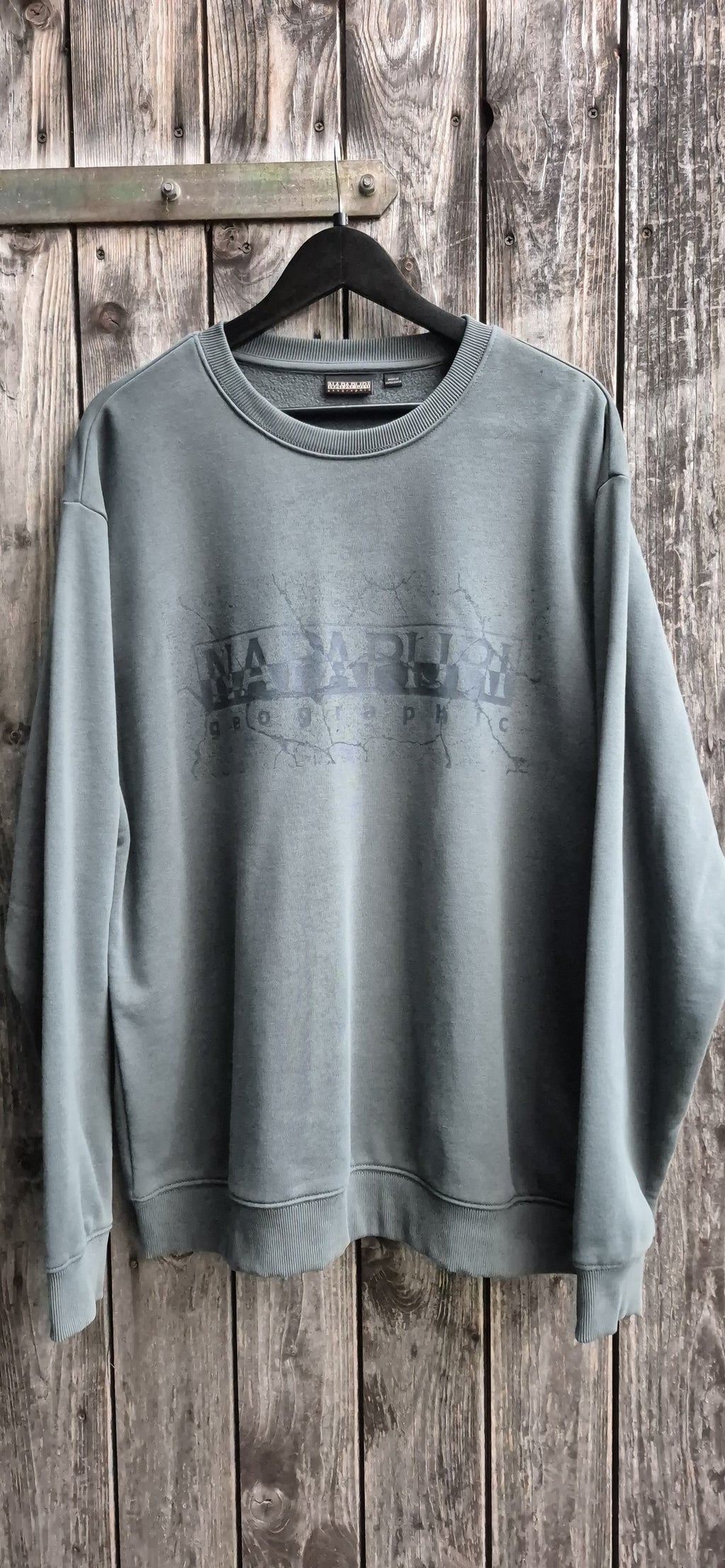 Napapijri Vintage Sweatshirt Petrol – Bild 1