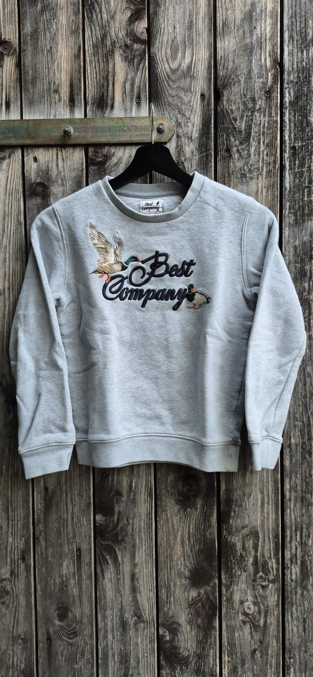 Best Company Vintage Sweatshirt Grau – Bild 1