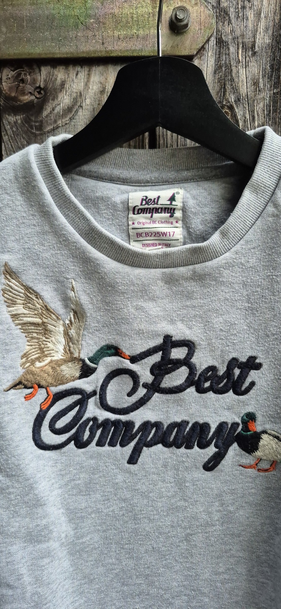 Best Company Vintage Sweatshirt Grau – Bild 2
