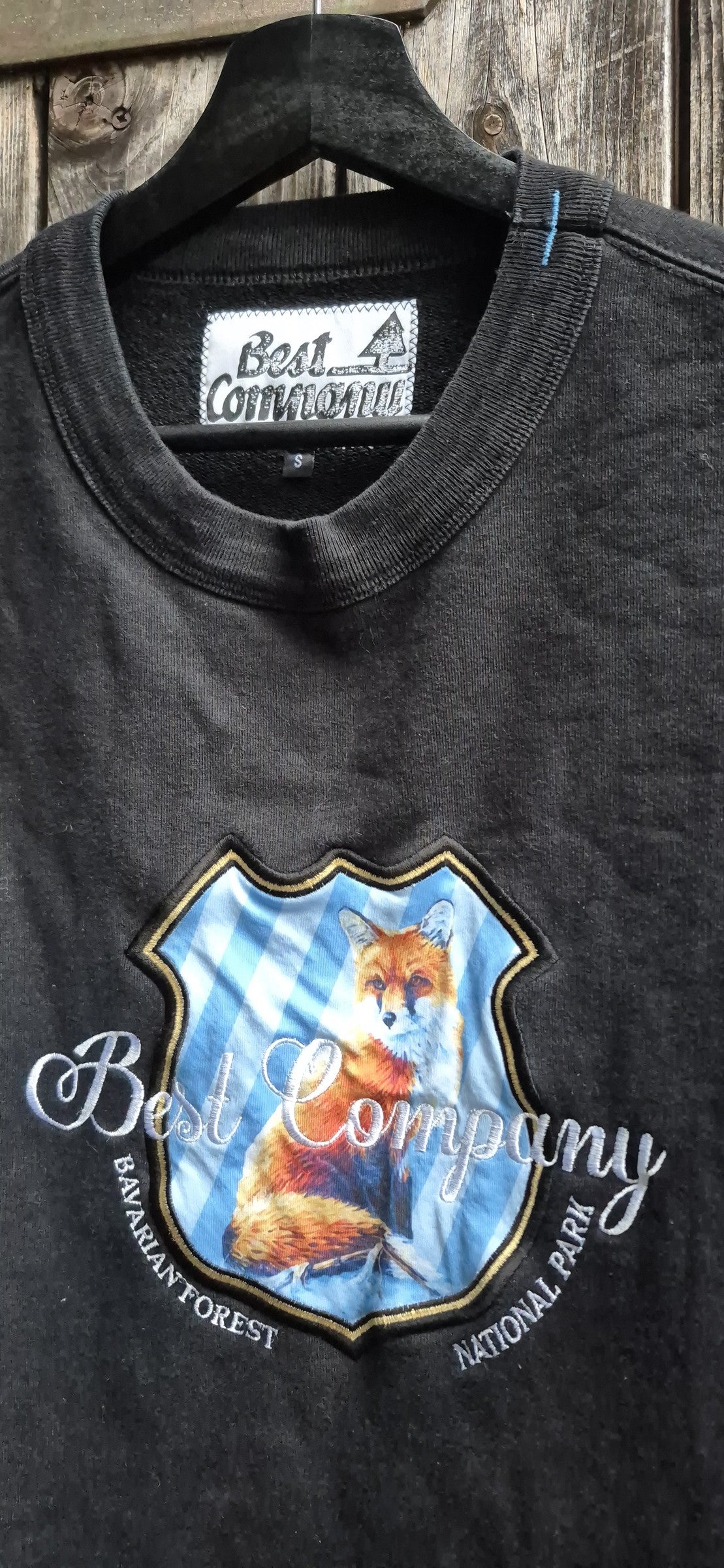 Best Company Vintage Sweatshirt Schwarz – Bild 2