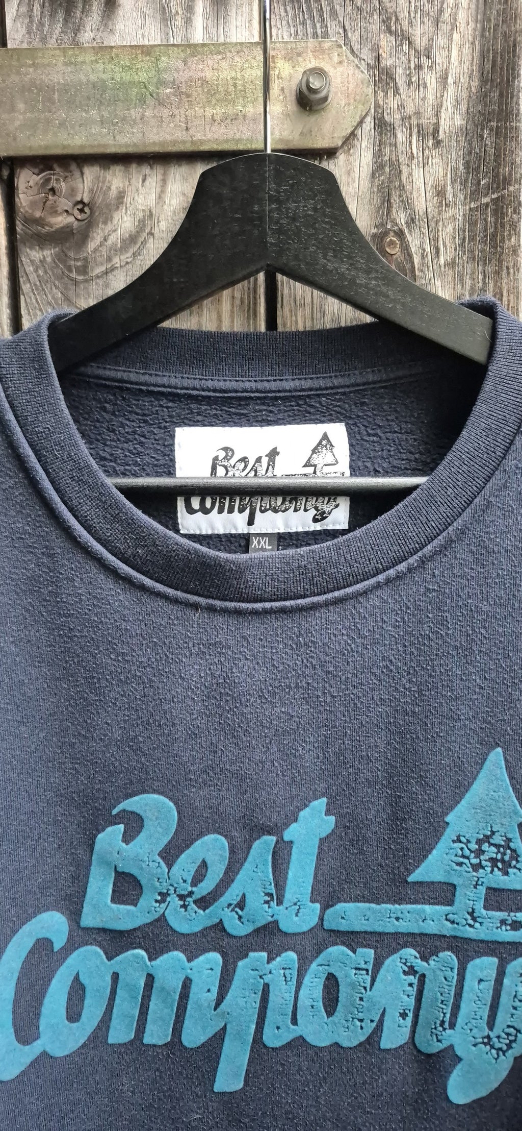 Best Company Vintage Sweatshirt Dunkelblau – Bild 2