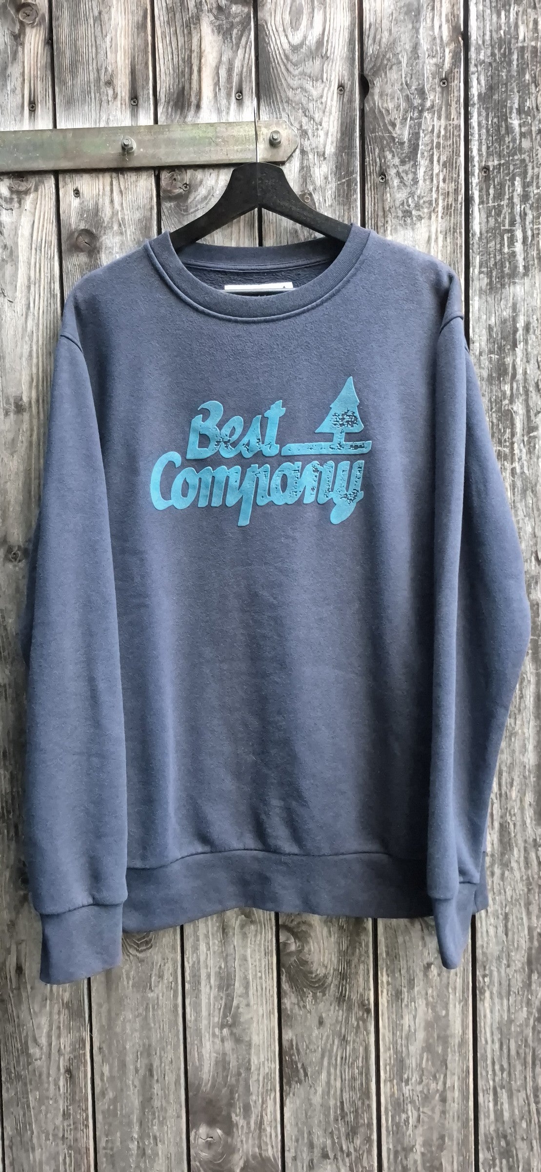 Best Company Vintage Sweatshirt Dunkelblau – Bild 1
